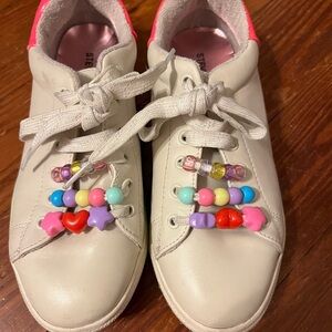 Girls Steve Madden Sneakers with Bead Accents size 3